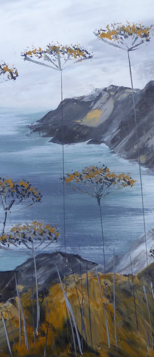 Cornish coast, winter by Elaine Allender