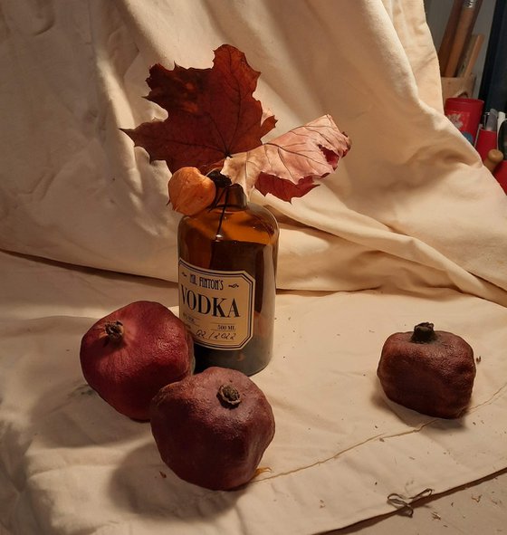 Stilllife with Pomegranate