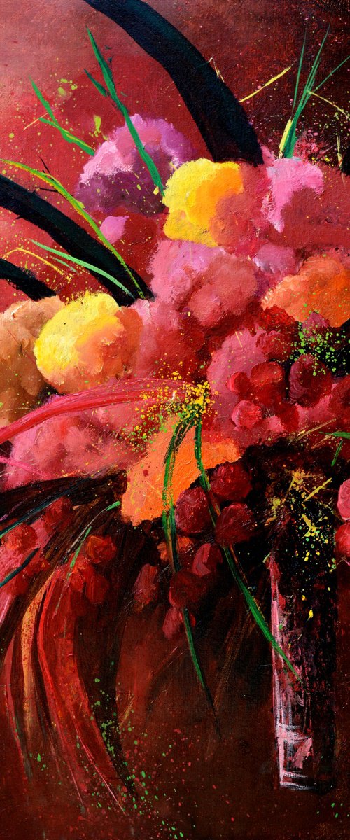 Pink still life   - 6723 by Pol Henry Ledent