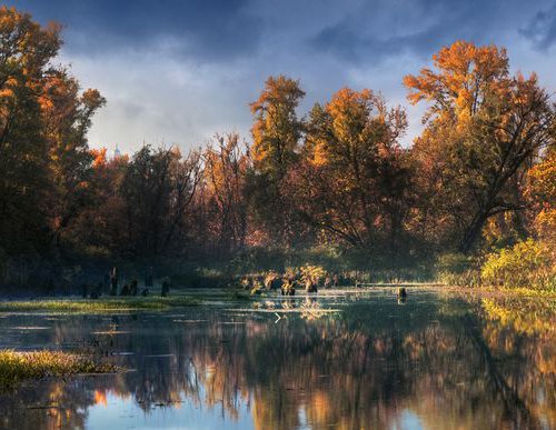 Panorama of autumn. by Valerix