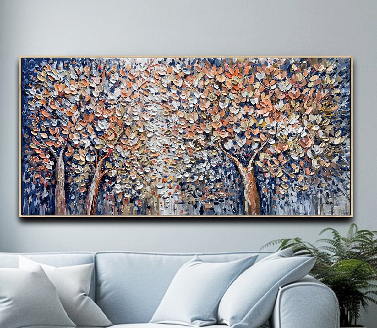  Blossoming Magnolia By Lana Guise, 63 X 31, Artwork For Sale On Artfinder