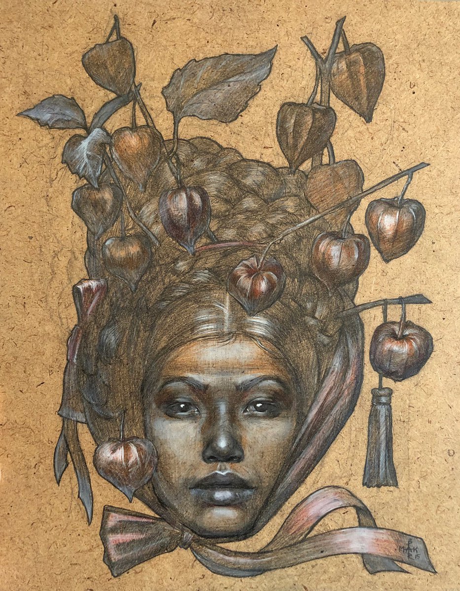 Physalis Lady by Varvara Maximova