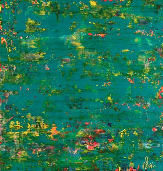 Aqua green pond spectra