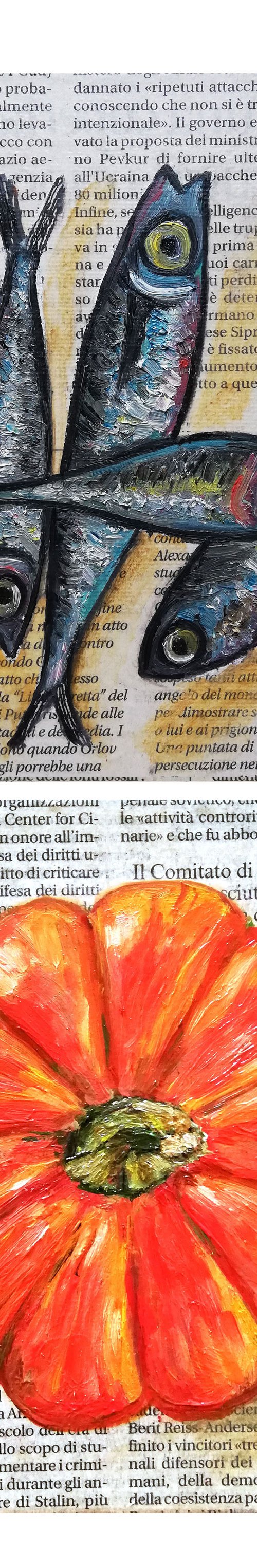 Fishes and Pumpkin on Gazette by Katia Ricci