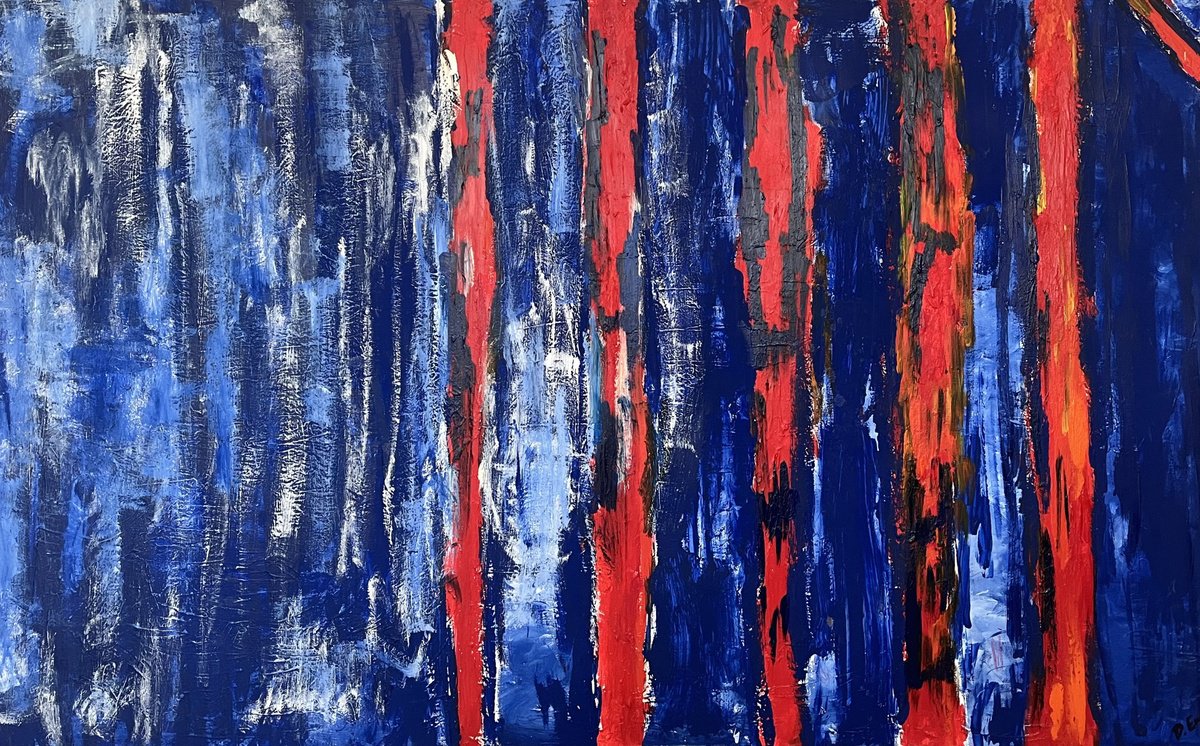 Deep Blue 100x160x2 by Exclusive Arts