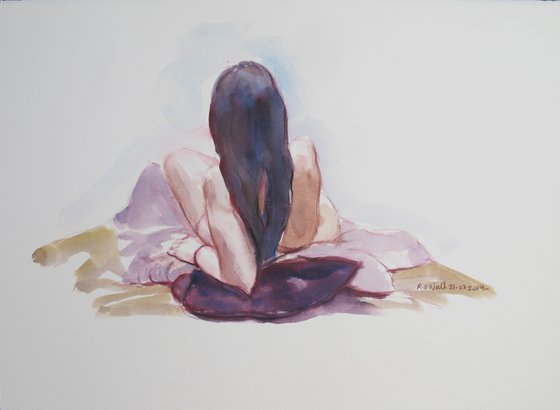 reclining female nude