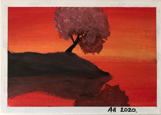Sold- Red sky at night