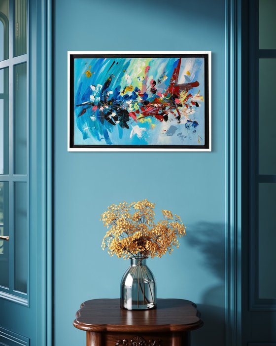 Spring melody (framed 19''X26'')