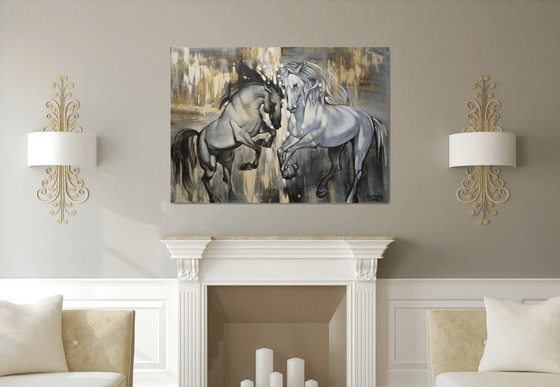 In the rays of the rising sun