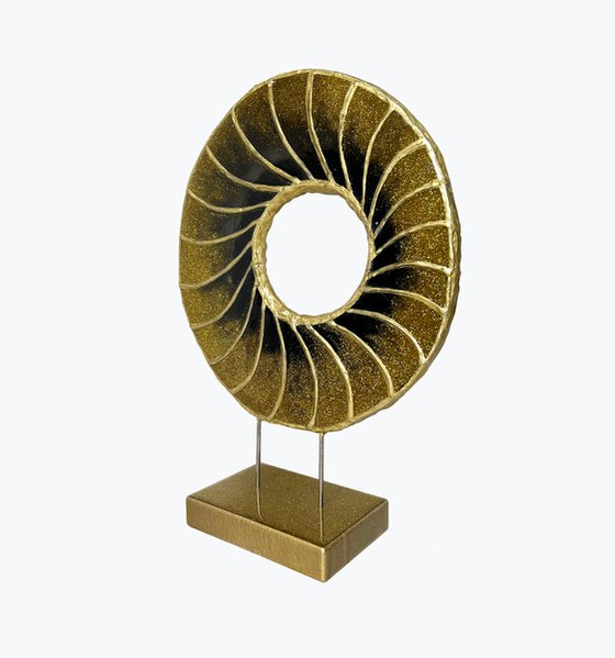 Golden Eye. Table decoration Sculpture 3D. Art. Modern Art. Good Eye. Contemporary decor, Art object