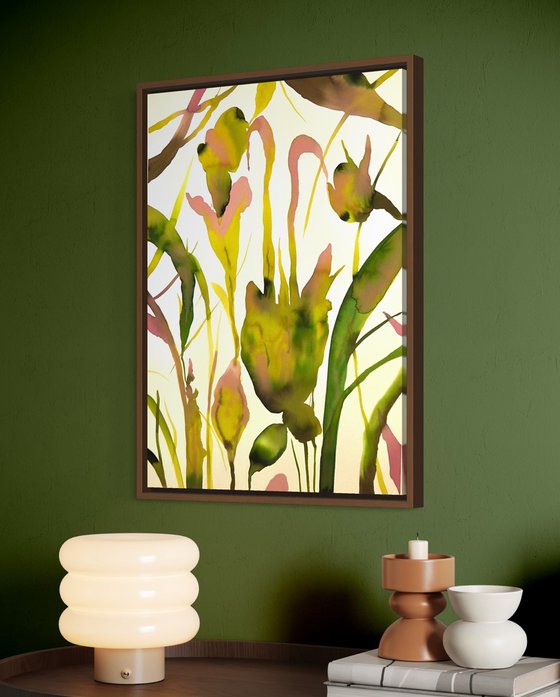 Butti - Abstract Botanical watercolor