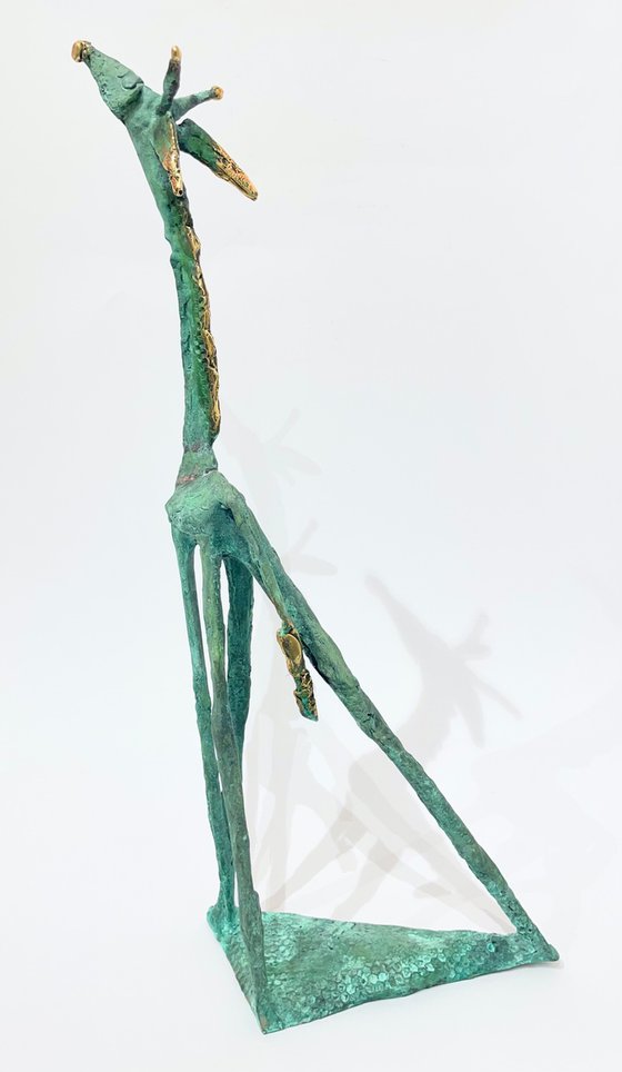 Giraffe Dreams in Amber Skies (big size)