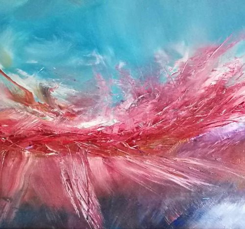 Torment, Expressionism - Textured, Tactile, Abstract by Mel Graham
