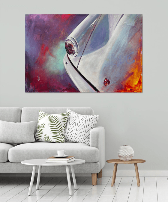 Porsche 911 Classic 150x100cm acrylic on canvas