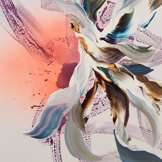 Plumage in Motion Diptych