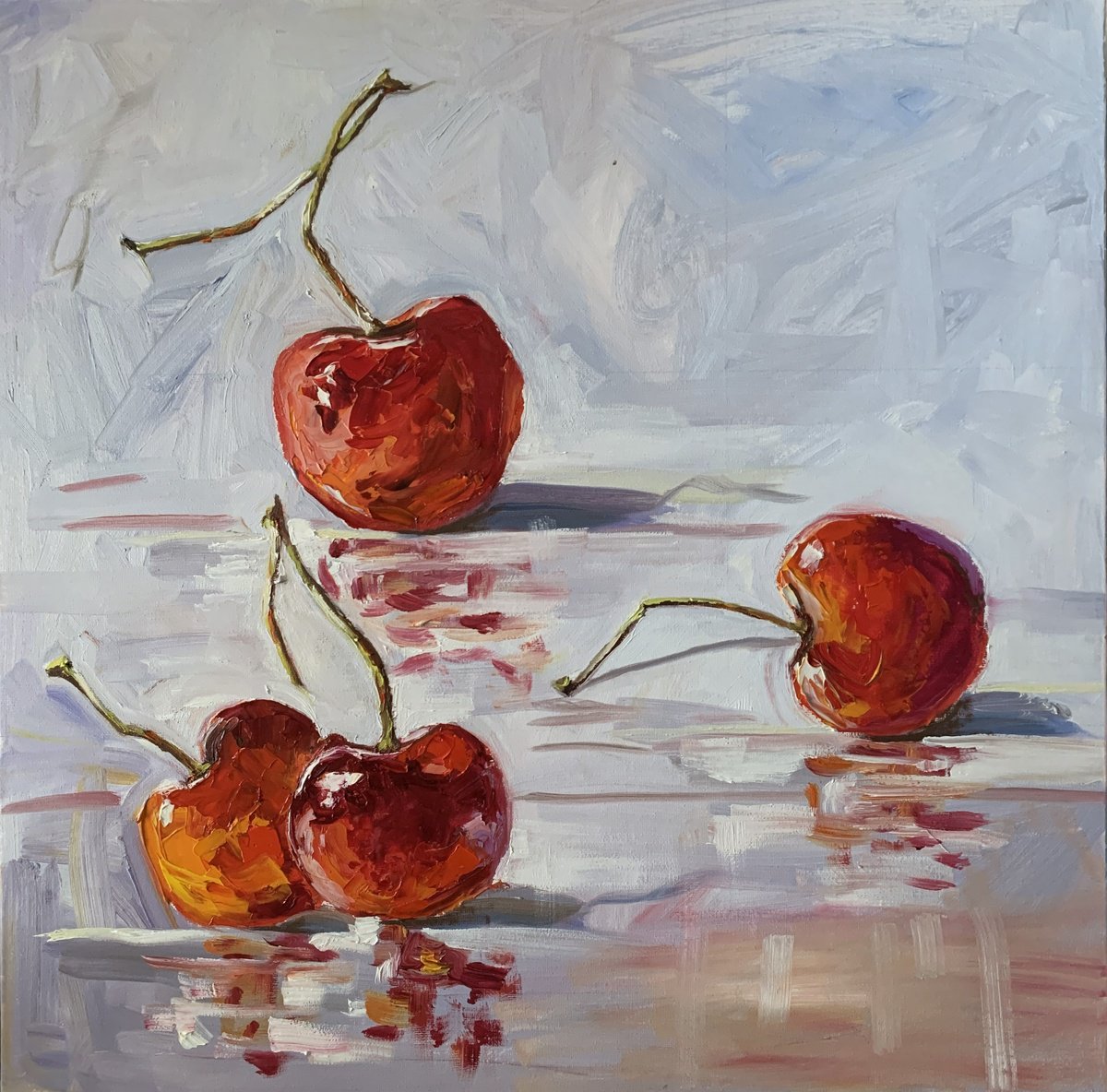 Red cherries. by Vita Schagen