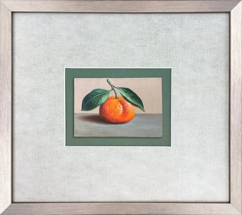 Still life red mandarin (37x42cm, oil on canvas) by Gevorg Sinanian