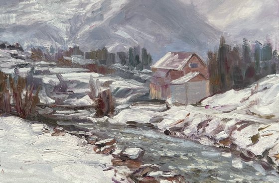 “River Opir, Slavske”