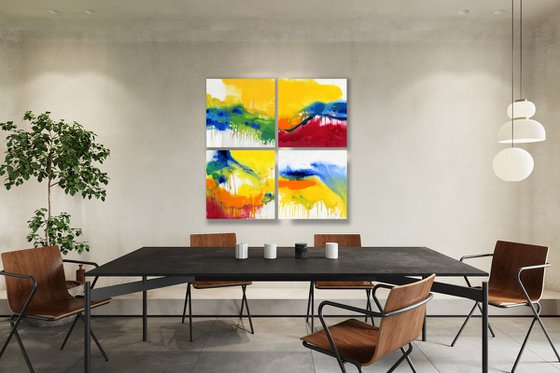 Color Song Collection 2 - 4 paintings