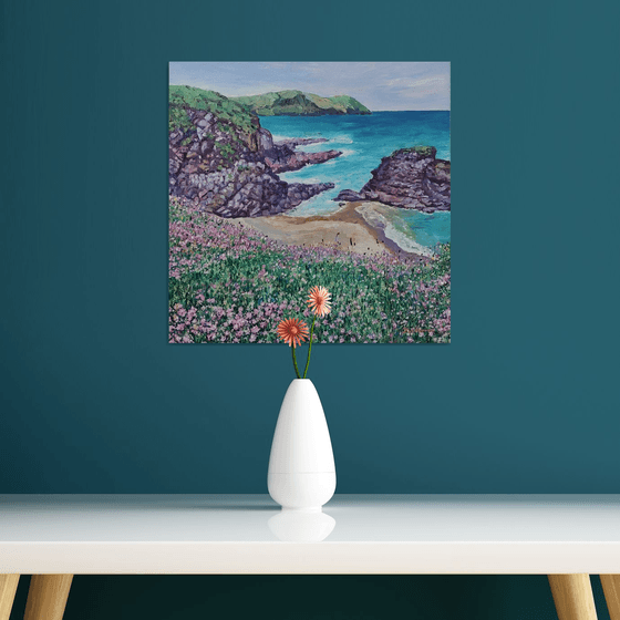 Flowers by the Sea