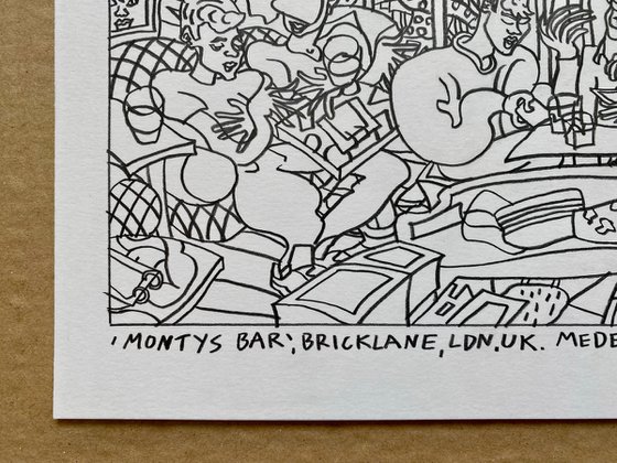 Montys Bar, Bricklane, LDN, UK