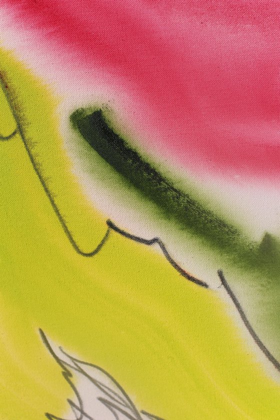 Abstract Slash and Blur