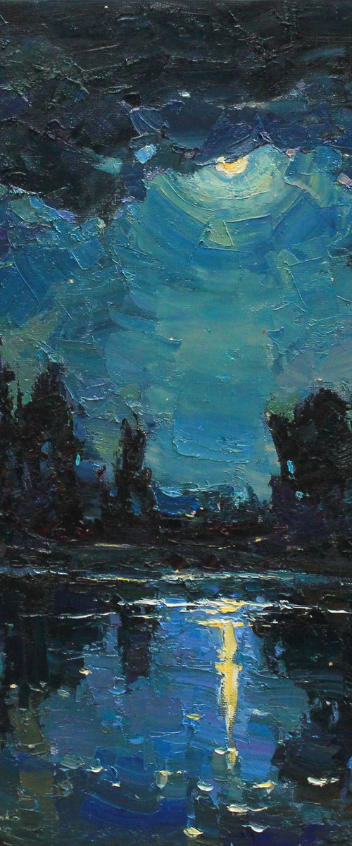 "Moon night" by Alisa Onipchenko-Cherniakovska