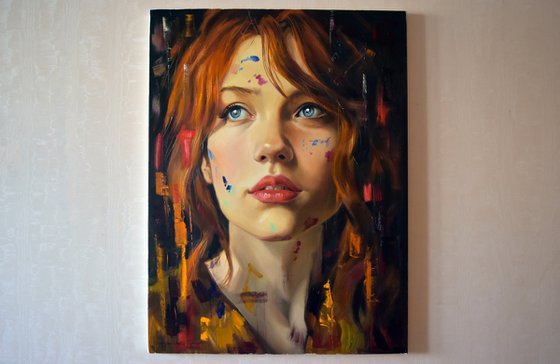 Contemporary woman portrait