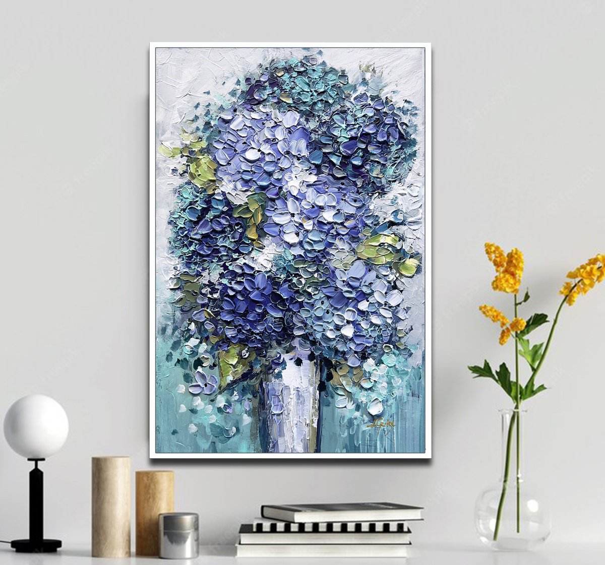 Hydrangea by Moonlight by Lana Guise