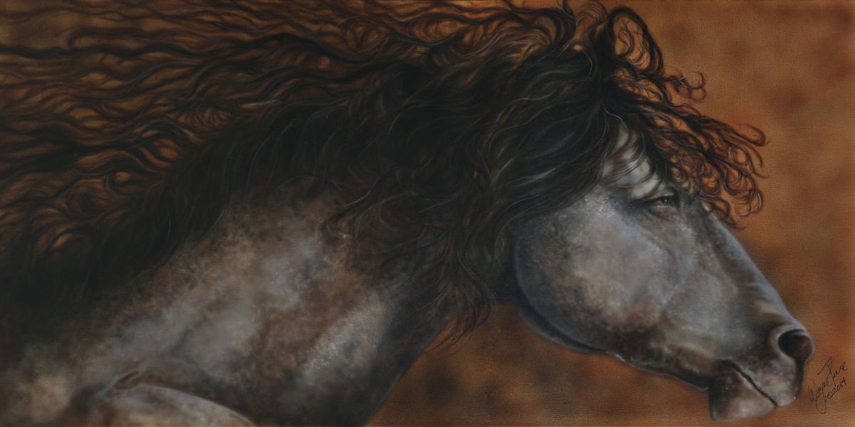 Wild Horse Running by Wayne Pruse