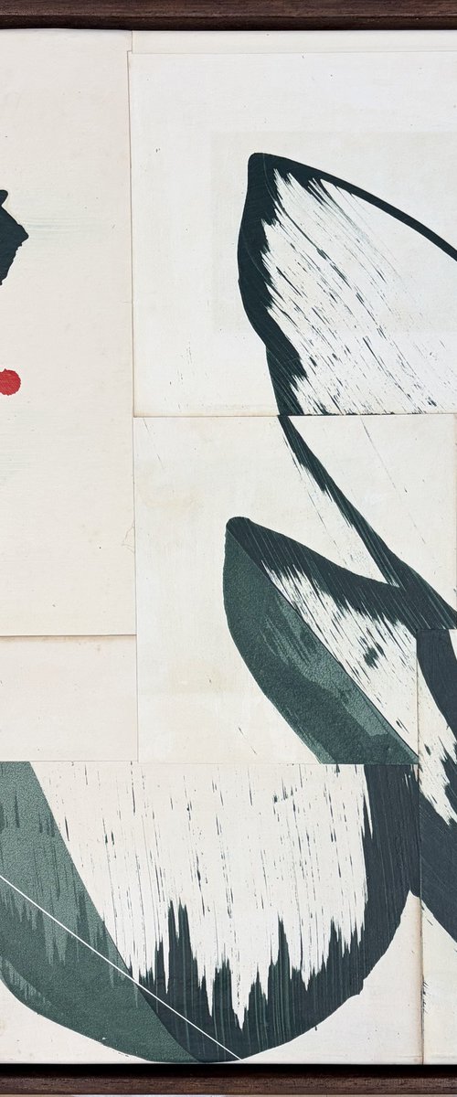 Hokusai Green XXXII by Jane Skingley