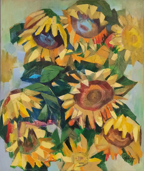 Sunny flowers by Galya Koleva