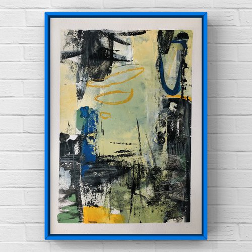 Untitled. Original abstract painting. by Ilaria Dessí