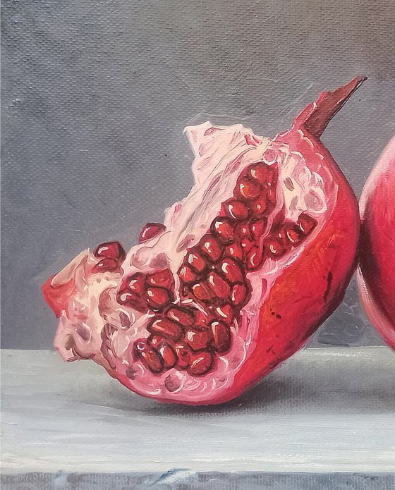 Still life - pomegranates