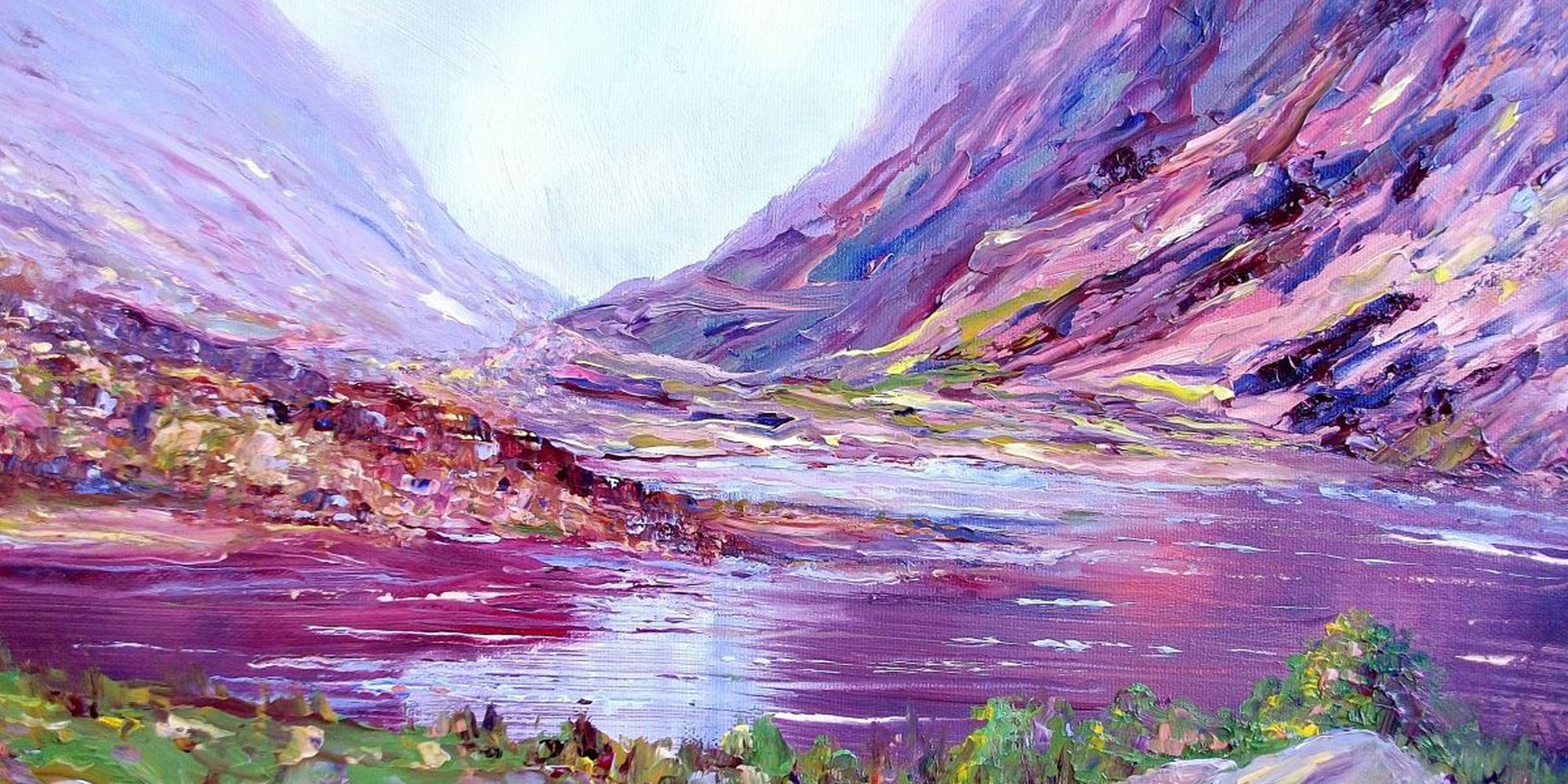 Art of the Day: "Out  the Gap, 2015" by Therese O'Keeffe