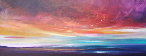Sky Full of Song II - seascape, emotional, panoramic