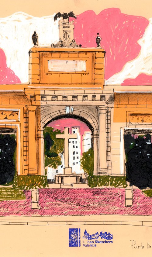 Puerta del Mar Valencia Spain by Anastasia Mamoshina