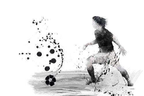 Soccer Player 8 by Marlene Watson