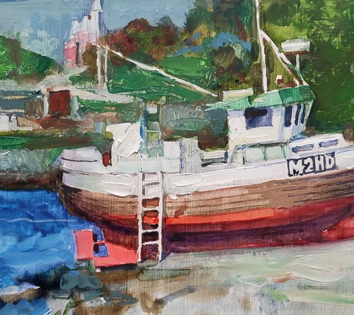FISHING SHIP. HESSA. by Vladimyr Shandyba