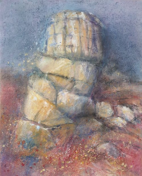 Head Stone, above Reddicar Clough by Jean  Luce