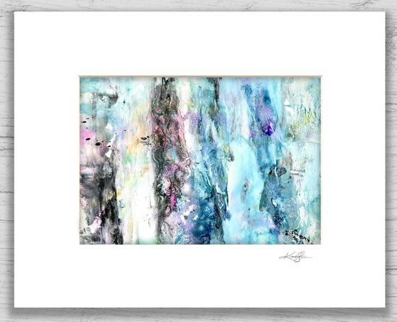Abstract Dreams 31 - Mixed Media Abstract Painting in mat by Kathy Morton Stanion