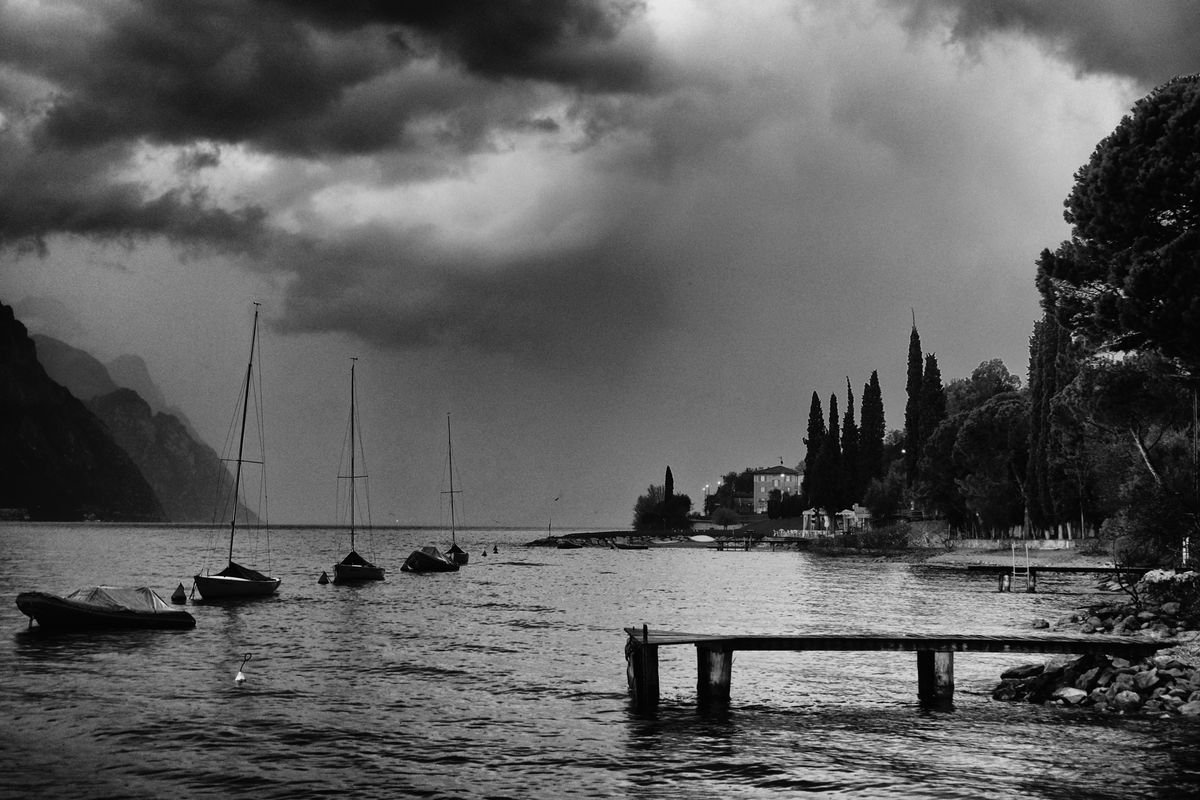 Christian Schwarz | Original  Photograph | Rainy Lago | 62 X 42Cm | Artwork For Sale On Artfinder