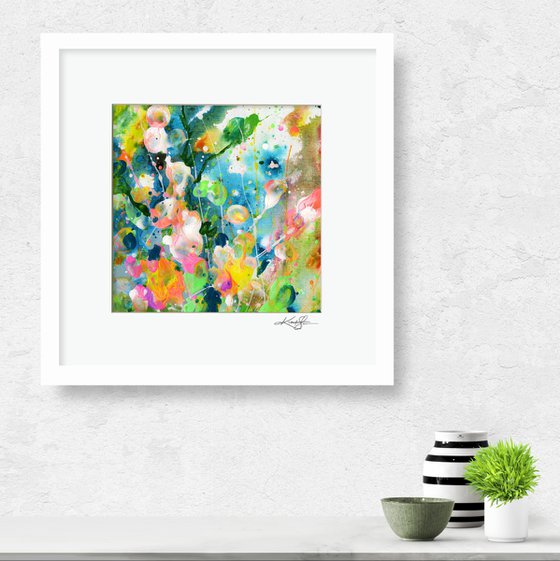Among The Blooms 12 - Floral Abstract Painting by Kathy Morton Stanion