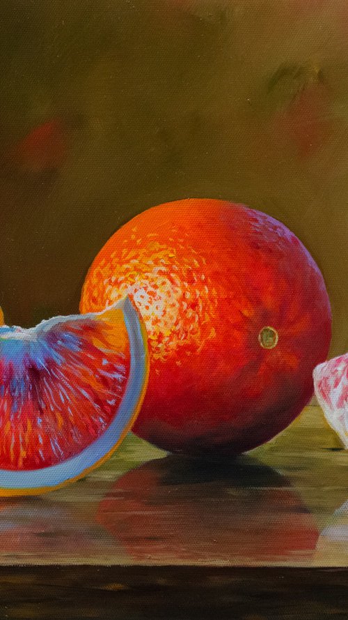 Still Life with Sicilian Orange/5 by Kolodyazhniy Sergey