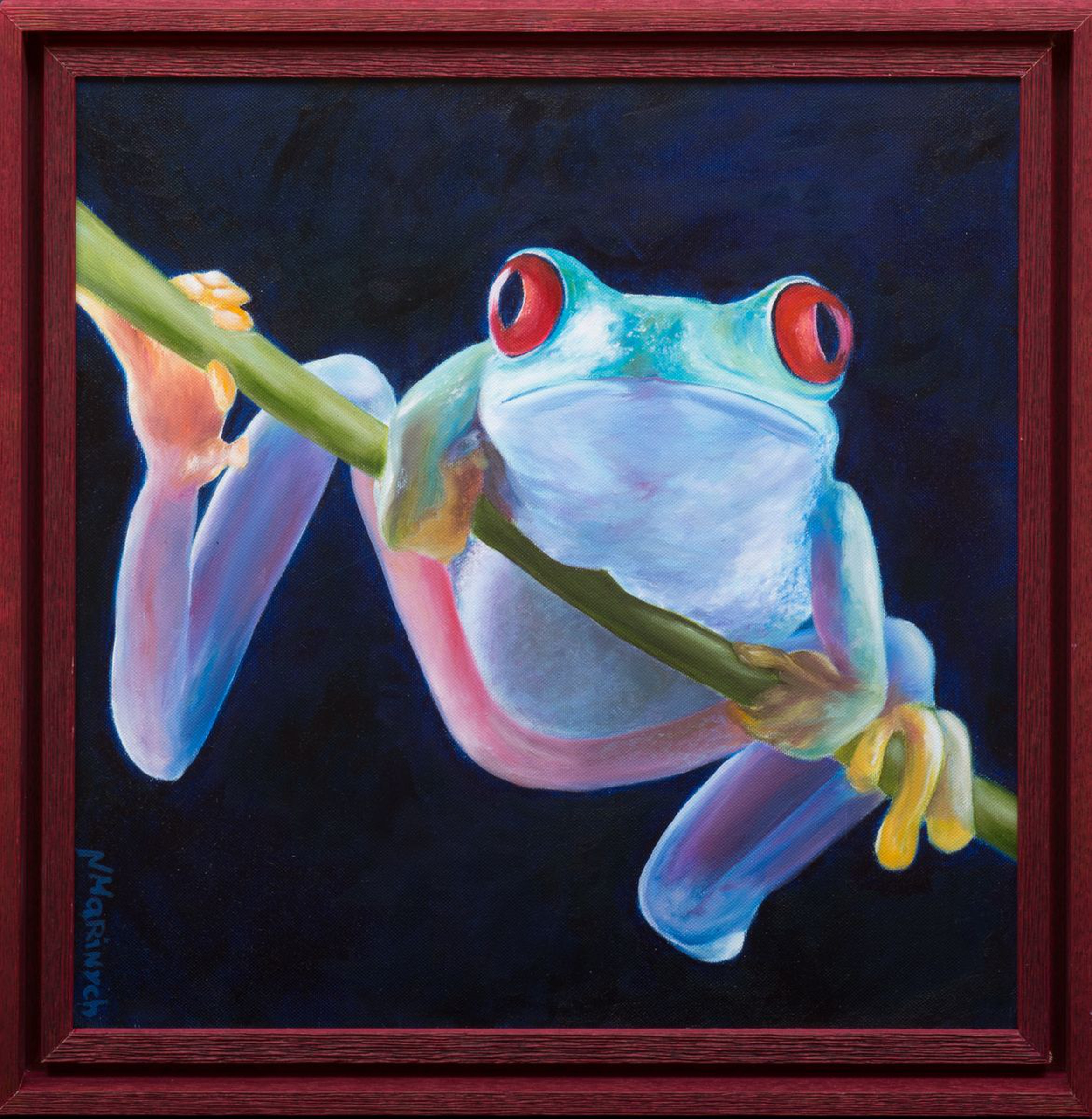 Original Artwork By Natalia Marinych Red Eyed T Artfinder
