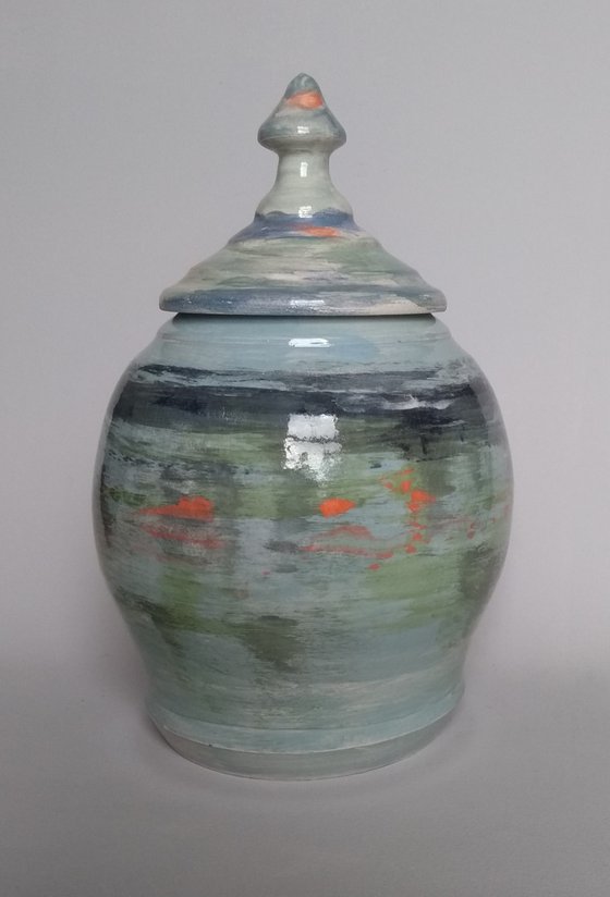 Vessel with lid, 7