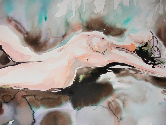 Nude Woman  Drawing Series