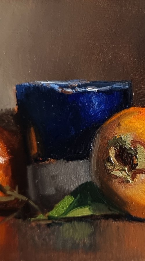 Clementine and Persimmon by Pascal Giroud