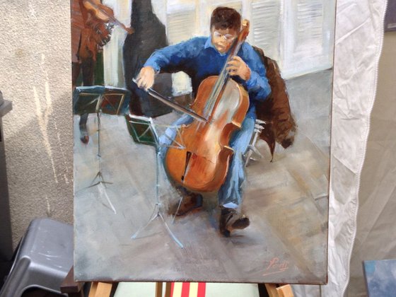 Cellist in Covent Garden
