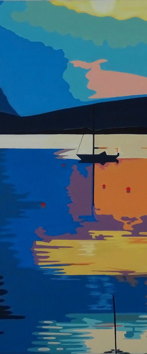 Crinan Harbour by Penny Burton